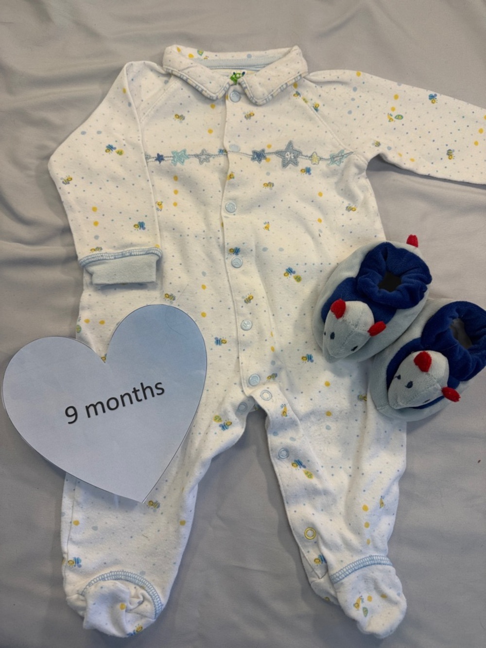 Gagou Tagou - Baby Onesie Sleeper with slippers